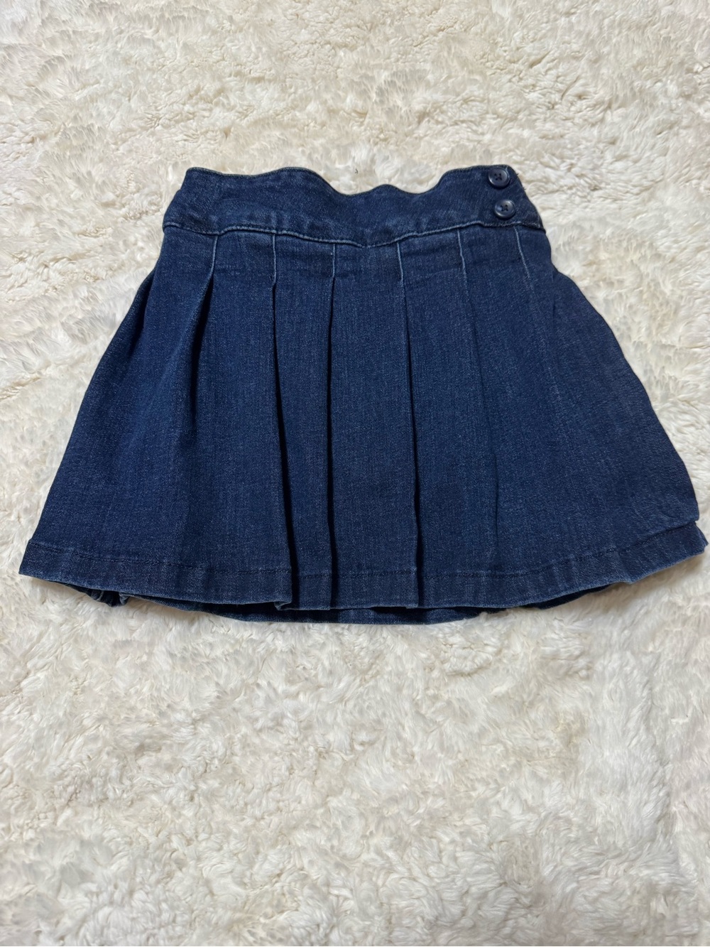 Garanimals pleated denim skirt with attached shorts girls size 5T